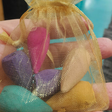 Multicolour incense cones
