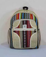 Himalayan Hemp Hippie Bag / Organic Rucksak / Backpack / Laptop Bag Large/ Medium