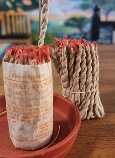 Handmade Sandalwood Tibetan Incense from Nepal - Purify / Smudging / Aura & Space Cleanse