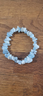 Large Vegan Aquamarine Mermaid Crystal Healing Soap with a FREE Aquamarine Bracelet