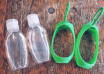 30ml  Pokémon Plastic Bottles with hooks( red, pink)For Gel Sanitizer&Travel