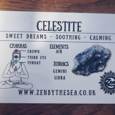 Raw CELESTITE STONE
