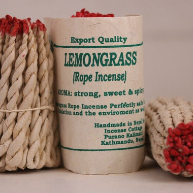 Lemongrass Tibetan Incense from Nepal - Purify / Smudging / Aura & Space Cleanse