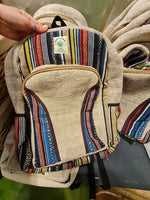 Himalayan Hemp Hippie Bag / Organic Rucksak / Backpack / Laptop Bag Large/ Medium